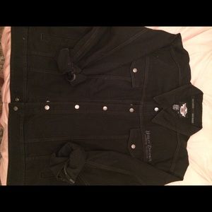 Harley Davidson Black denim jacket